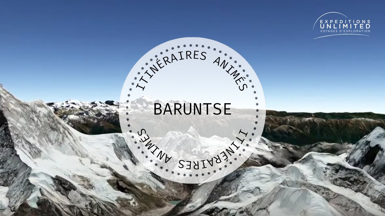 Ascension du Baruntse - Itin&eacute;raire anim&eacute;