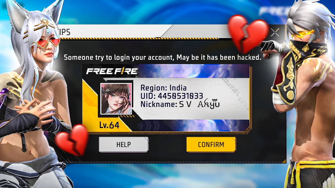 I HACKED MY GIRLFRIEND FREE FIRE ID 💔 EXTREMELY ANGRY😡