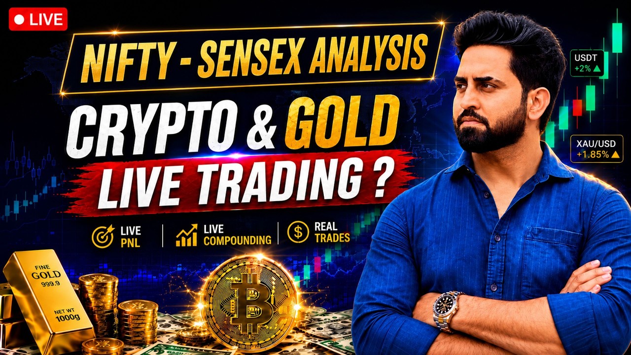 Анализ торговли Nifty, криптовалютой и золотом || 27&ndash;28 июля || Lakshya Live