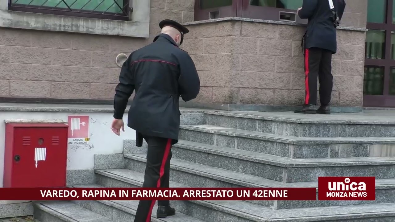 Varedo, rapina in farmacia. Arrestato un 42enne