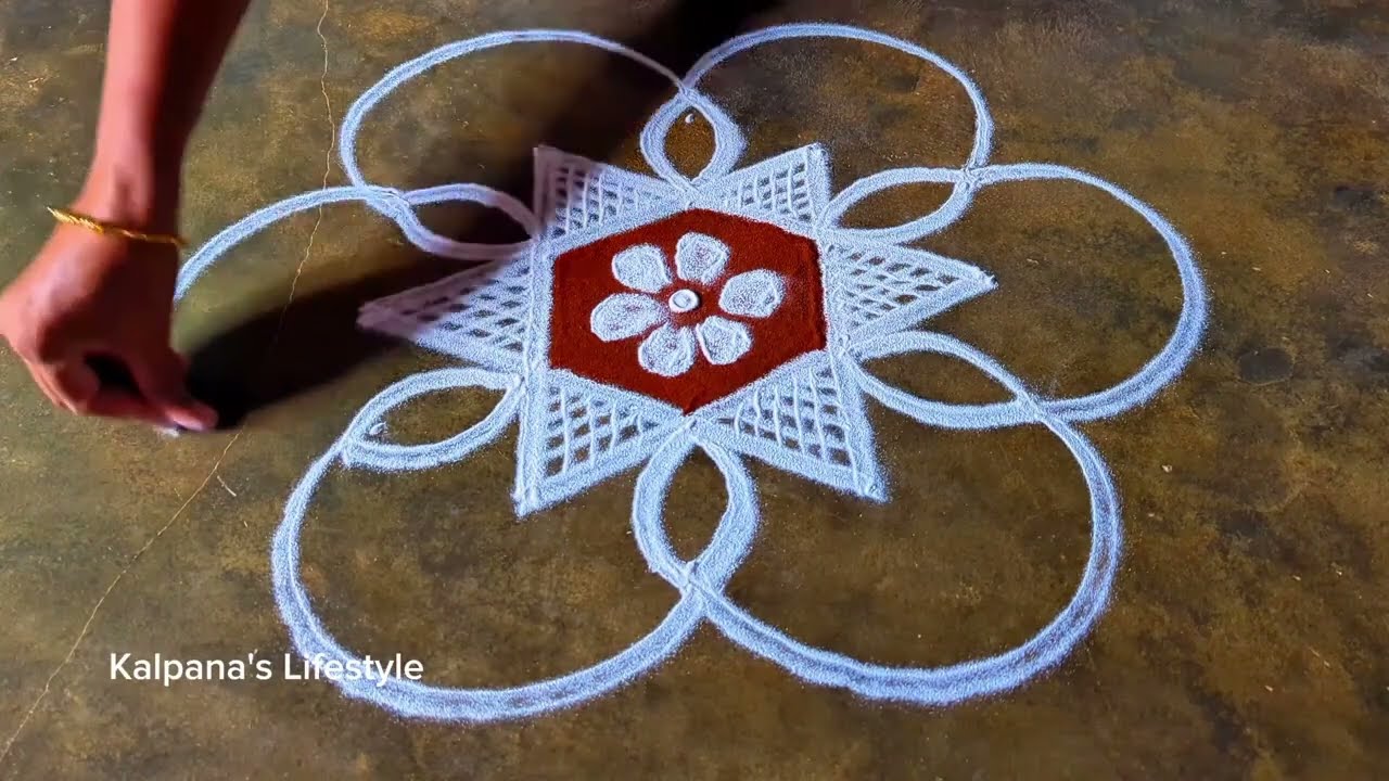 Pongal special Pongal pot kolangal Four types of kolam
