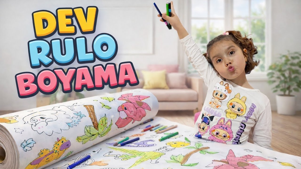 RULO KAĞIT BOYAMA 🎨 | ÇOCUKLAR İÇİN EĞLENCELİ AKTİVİTE  