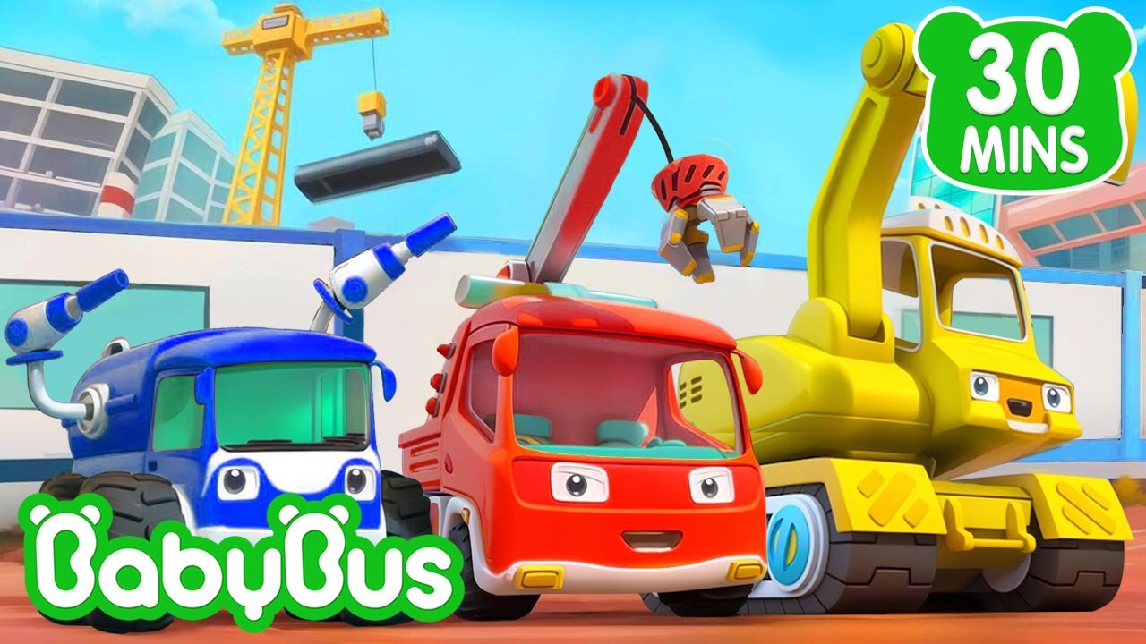 Transformando o Caminhão de Construção | Carros para Crianças | Músicas Infantis | BabyBus Português