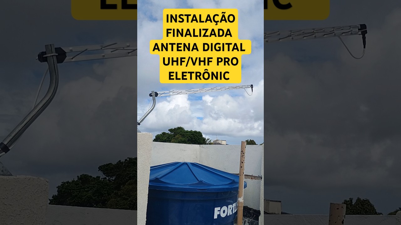 Concluindo a instala&ccedil;&atilde;o da antena proeletronic