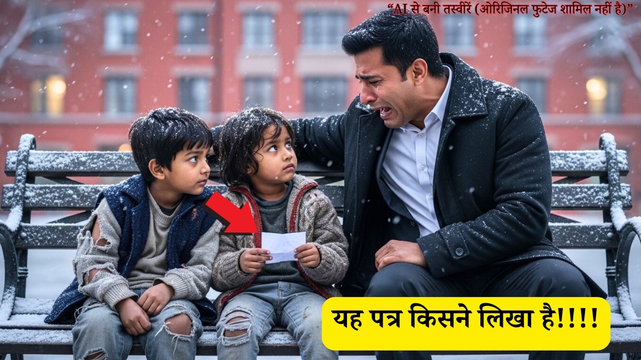 जुड़वाँ बच्चों के हाथ का एक पत्र… अरबपति को घुटनों पर ला दिया! सच जानकर वह बिखर गया!