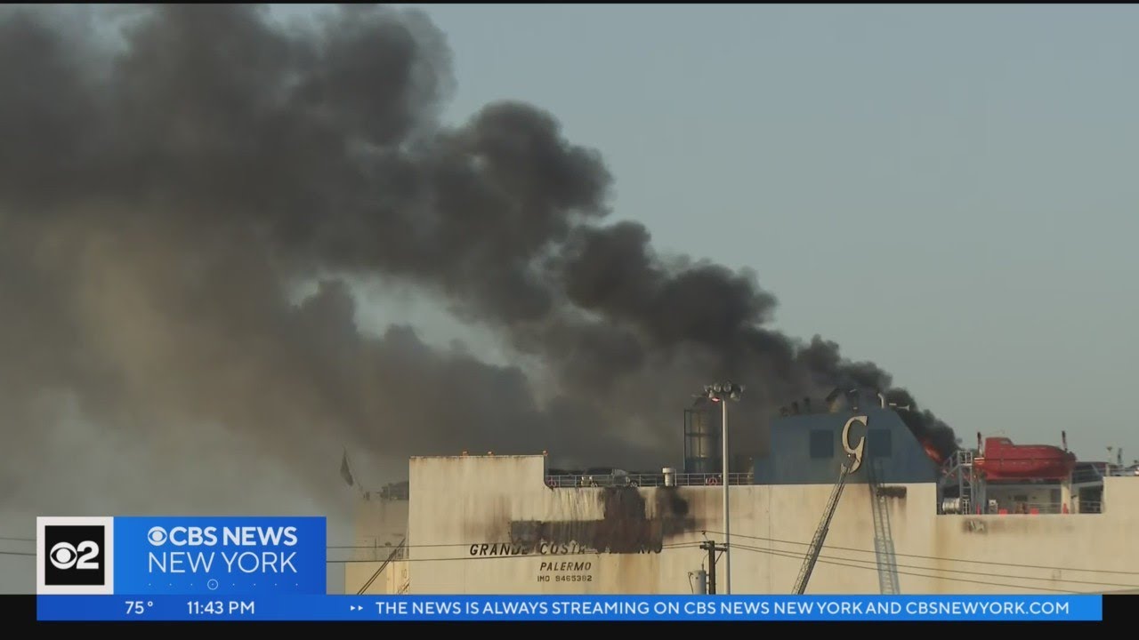 Concerns raised about Newark firefighters' training for cargo ship fire