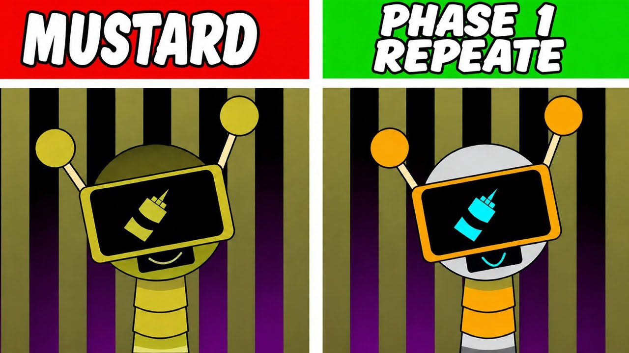incredibox Sprunki : Sprunki Phase 1 Repeat After Mustard ||