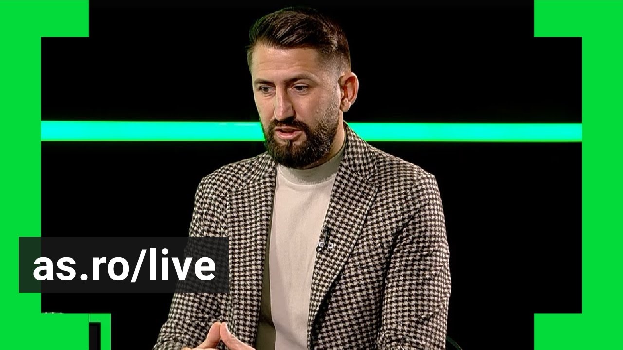 Ciprian Stoica la AS.ro LIVE partea a 2-a ”Am învățat să lovesc mingea după ce m-am lăsat de fotbal”