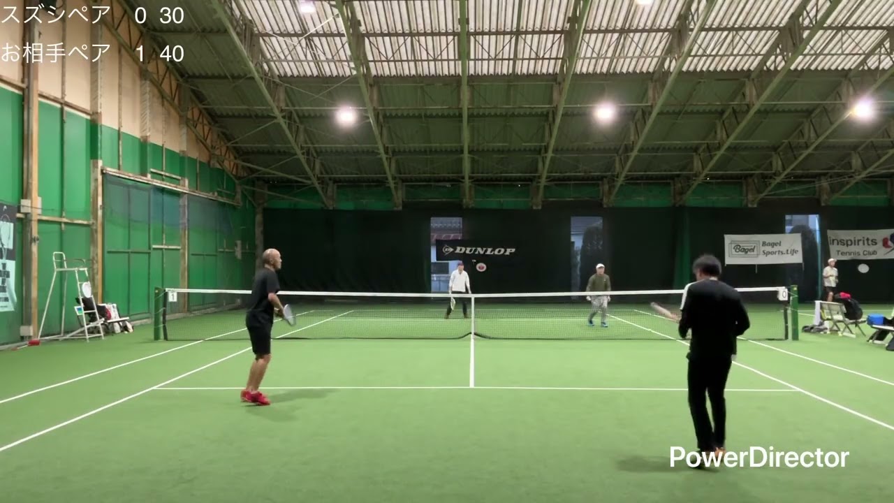 2025.11.26インスピリッツ男子中級〜オープンダブルスエキシビション