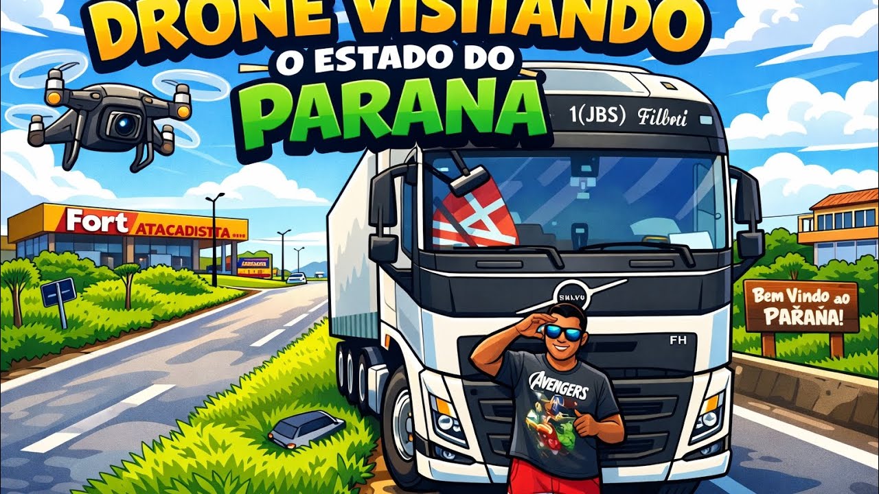 Drone visitando o estado do Paraná lindas imagens!