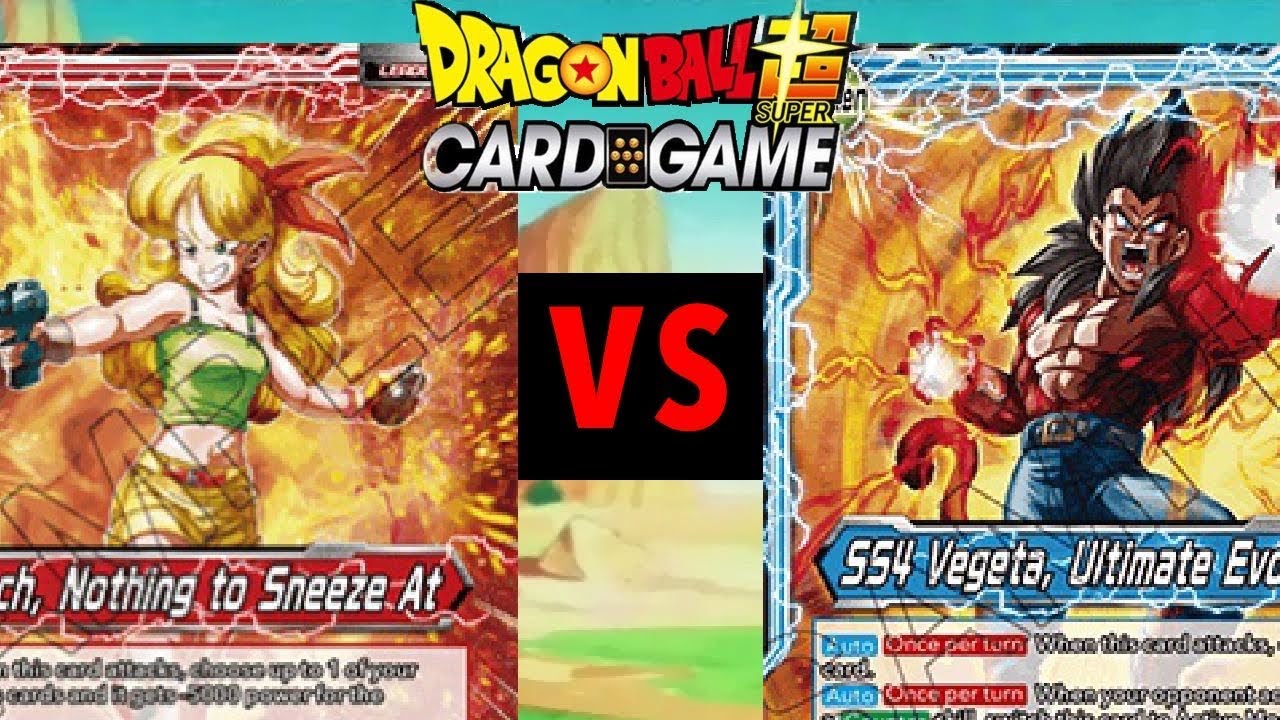R/G Launch vs SS4 Vegeta (DBS Card Game)