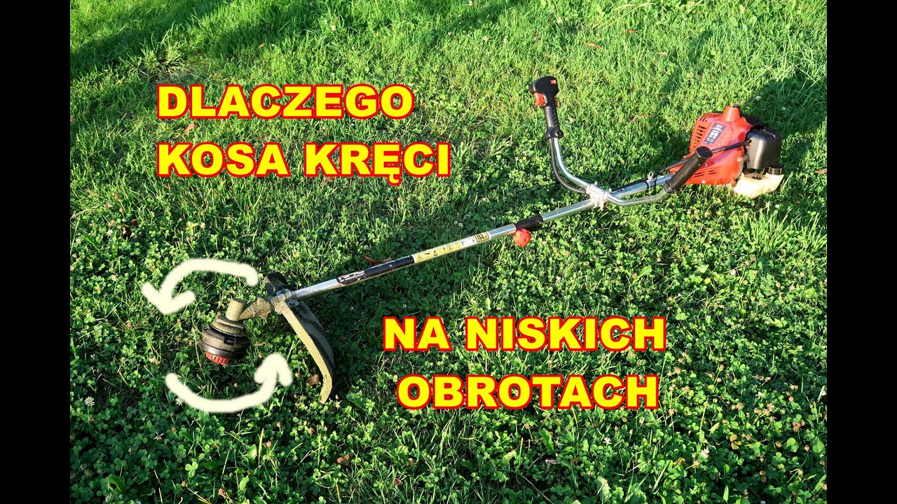 Głowica kosy kręci się na niskich obrotach biegu jałowego - Sprzęgło wymiana, rozciągnięta sprężyna
