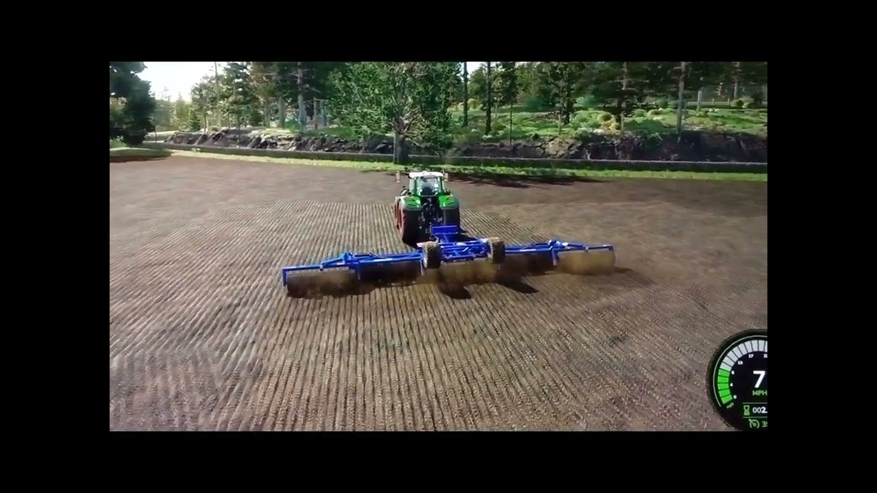 Rolling the fields 