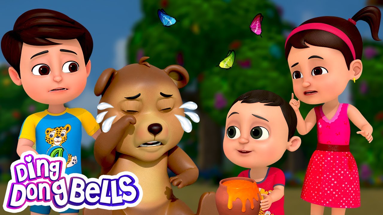 Chhota Bhalu Ro Raha Tha | छोटा भालू रो रहा था | Kids Hindi Rhymes | Ding Dong Bells