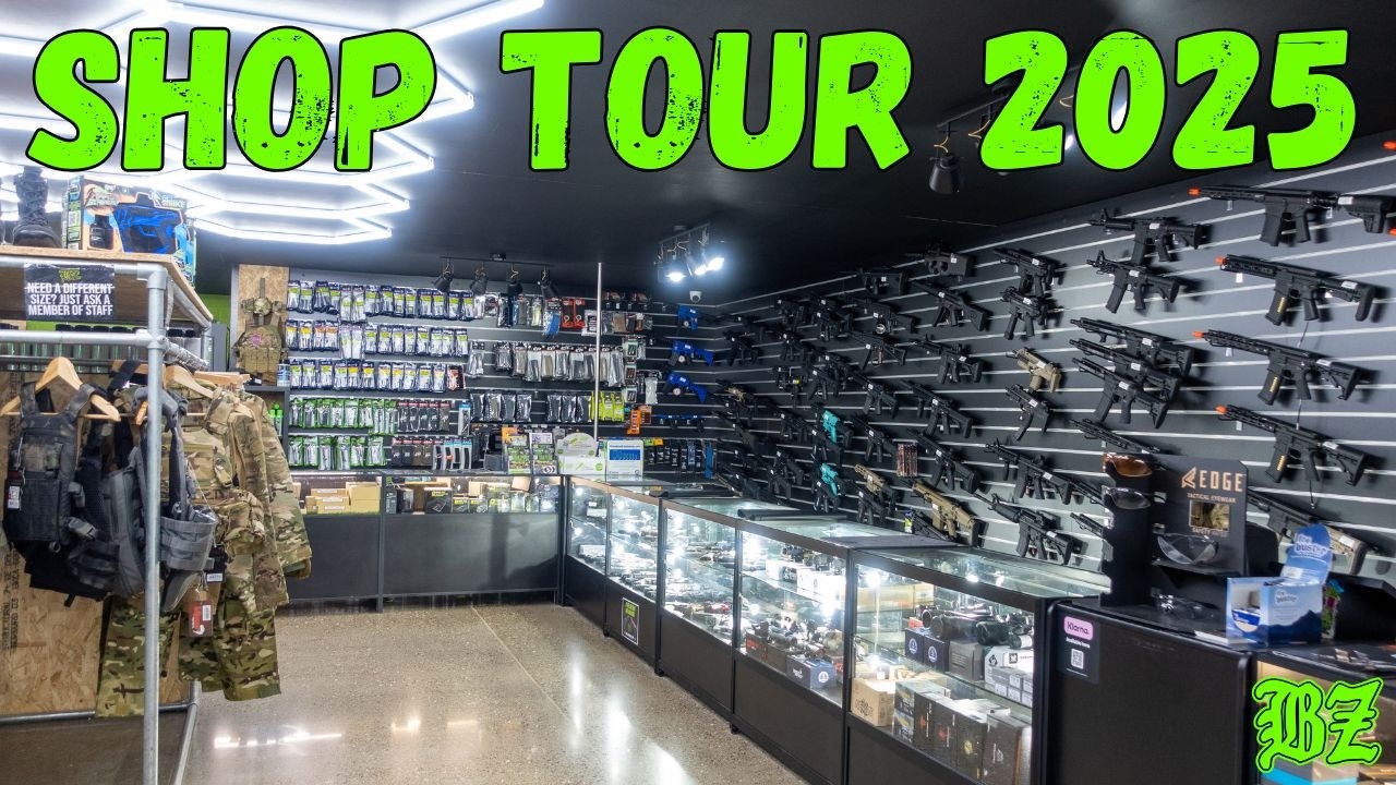 Airsoft & Paintball Shop Tour 2025 Edition: Inc. BZ Warehouse, Indoor Target Range + More!