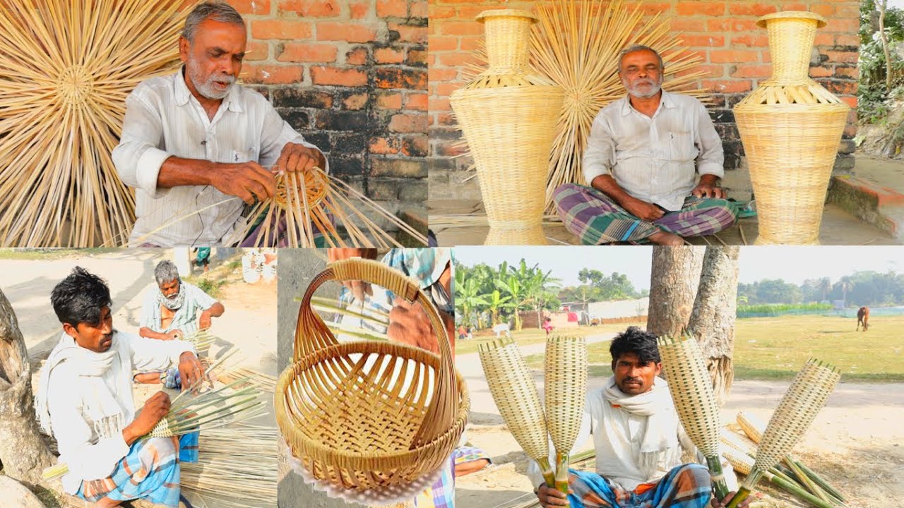 পাইকারি দামে পাবেন বাঁশের ও পাতা তৈরি ফুলদানি,পাখির বাসা,ঝুড়ি সহ বিভিন্ন প্রকার জিনিস পত্র।