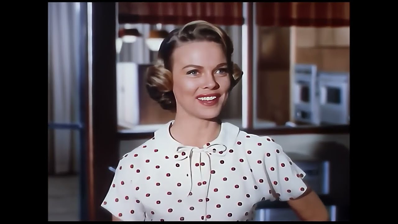 [4k, 60 кадров в секунду](1959) Полностью электрический дом. Дом будущего.