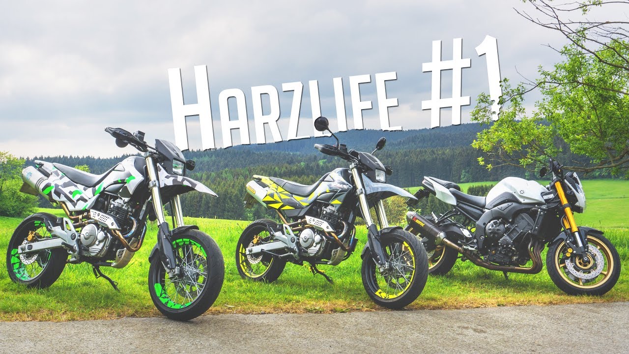 Harzlife #1 2k18 || Kurvenballern // Wheelies // FMX650 // DRZ400