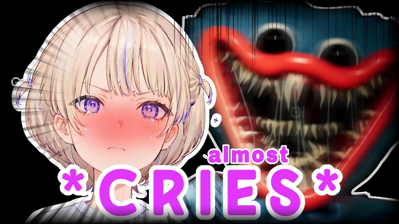 Huggy Wuggy Was Too Much For Hajime, She Almost Cried...【Hololive】