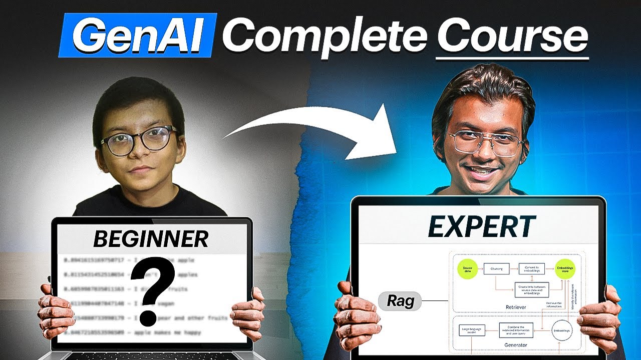 Complete GenAI in 5 hours For Free 🔥 | RAG System Course