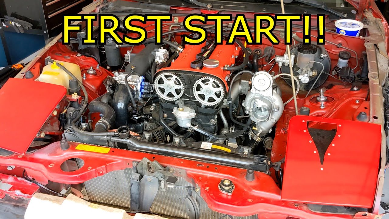 1.6 Miata Kraken Turbo Kit Install - Part 4 (Finishing touches + First Start)