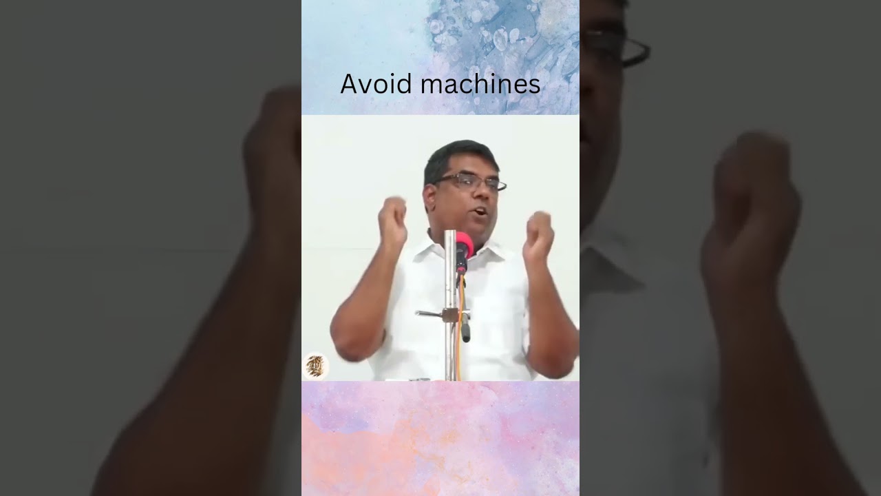 Avoid Machines | Bro.md jegan message #jesus #message #mdjegan #shorts