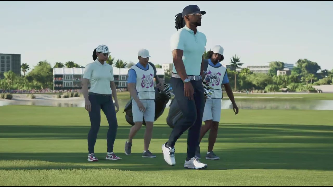 PGA TOUR 2K25 mon association Bryan VS Tamara 3ème tour Al Barsha Resort - Sands course
