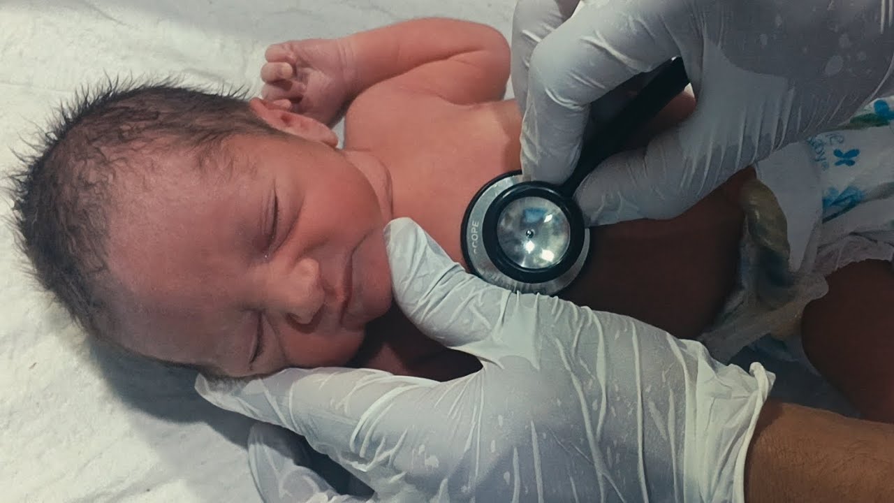 8 Month Preterm Baby Born by NVD | NICU Initial Assessment & Body Measurements (Head, Chest, Length)