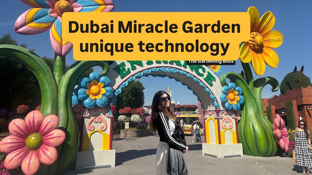 Dubai Miracle Garden | Soilless Gardening| Waste Material &Waste Water Usage | Vertical Gardening | 