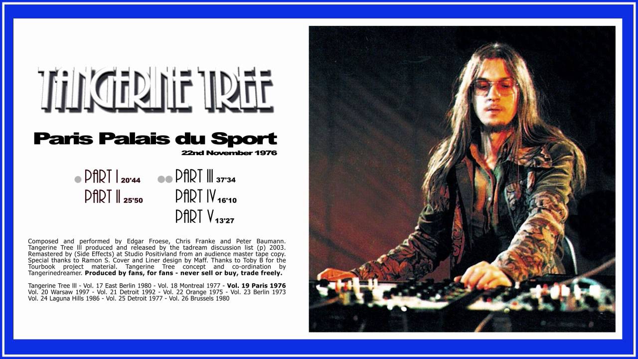 Tangerine Dream - Paris Palais des Sports 1976