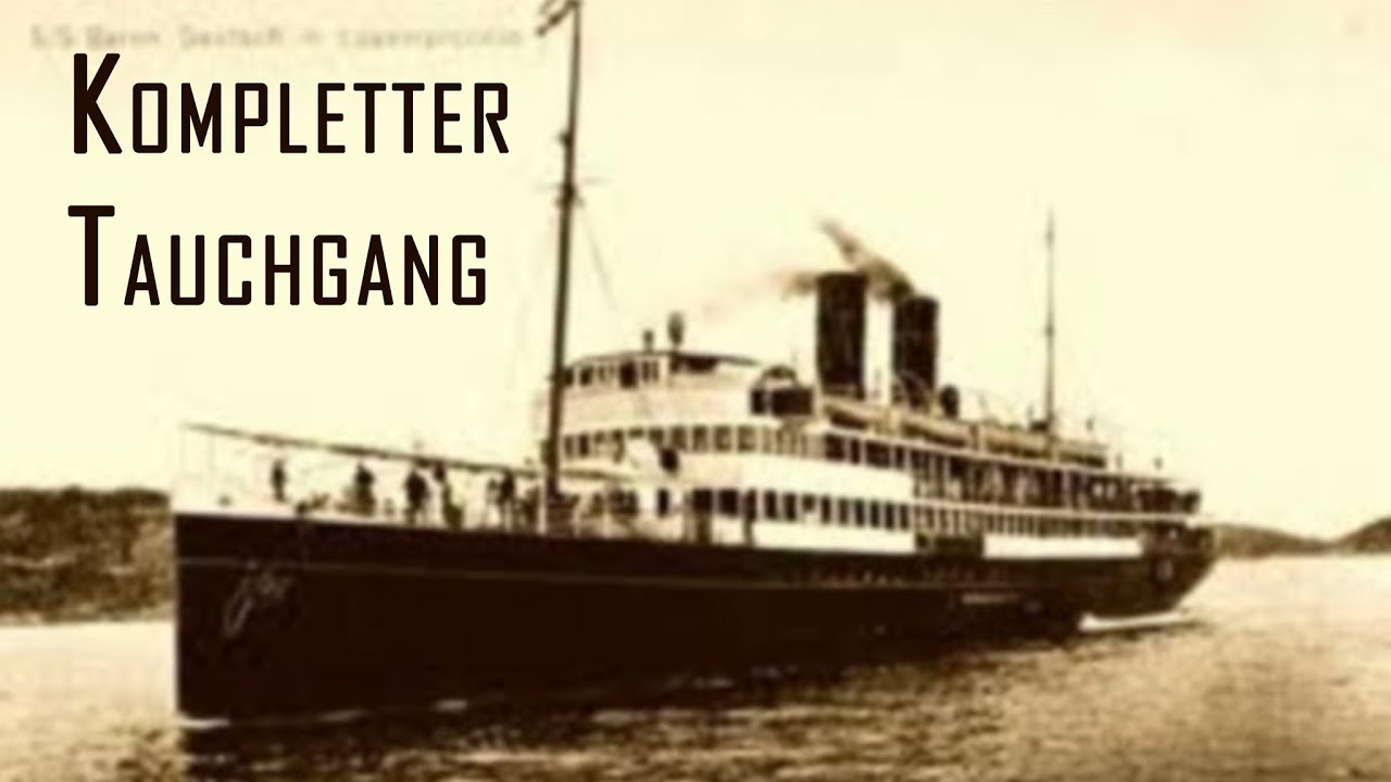 Wrack der Baron Gautsch bei Rovinj (kompletter Tauchgang)