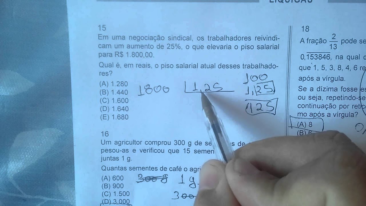 CORRE&Ccedil;&Atilde;O DA PROVA LIQUIG&Aacute;S 2015 Quest&atilde;o 15
