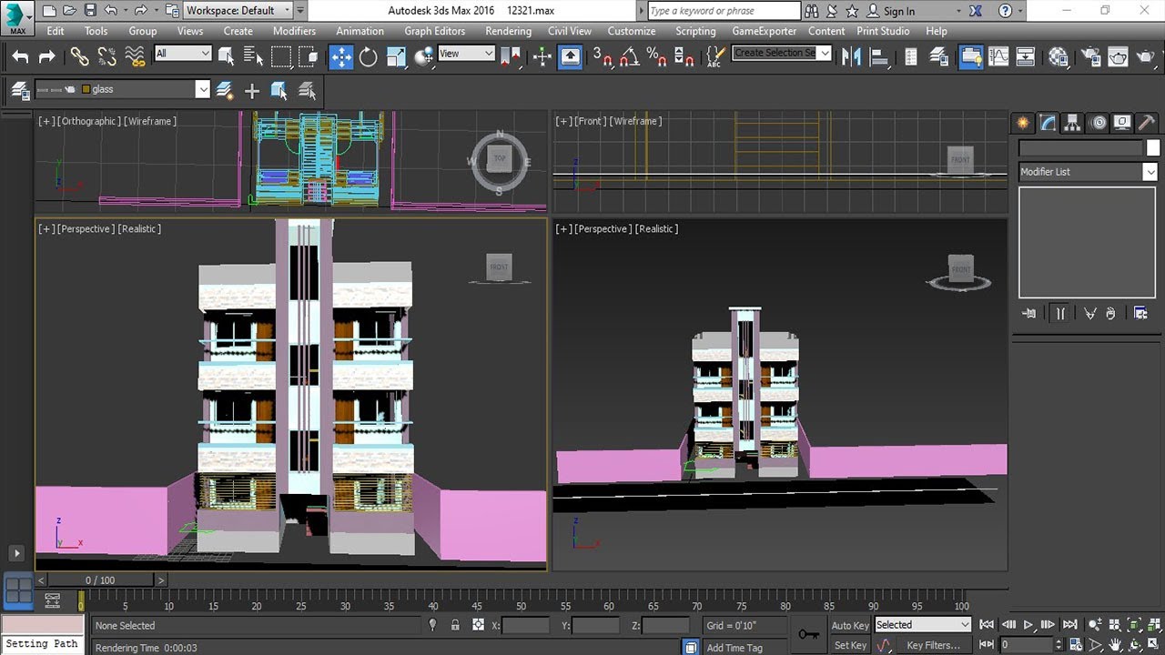 3ds Max House Modeling Bangla Tutorial | Shadin Creative Design