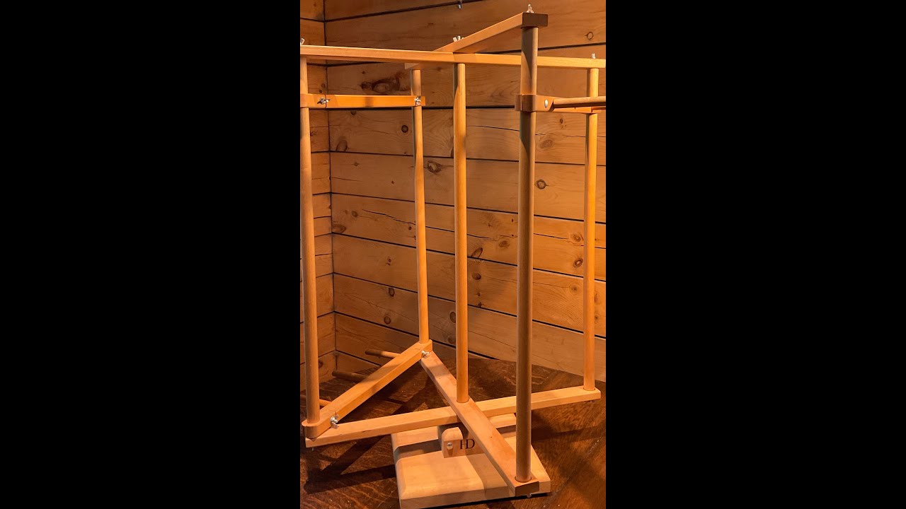 How to use a Warping Mill  for Weaving - from Live event for - WAFA