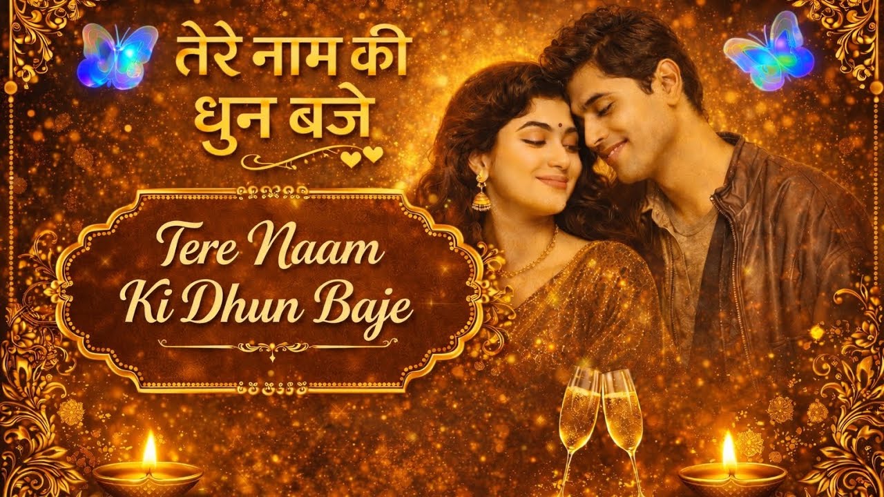 Tere Naam Ki Dhun Baje ❤️ | Romantic Hindi Love Song | Old Is Gold Vibes | Premium 4K Visuals