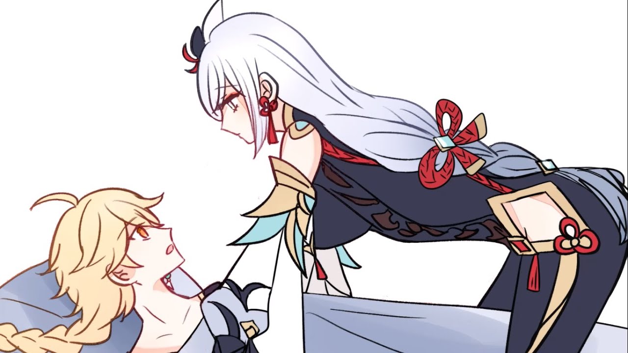 Shenhe quiere pasar más tiempo junto a Aether - Genshin Impact Harem