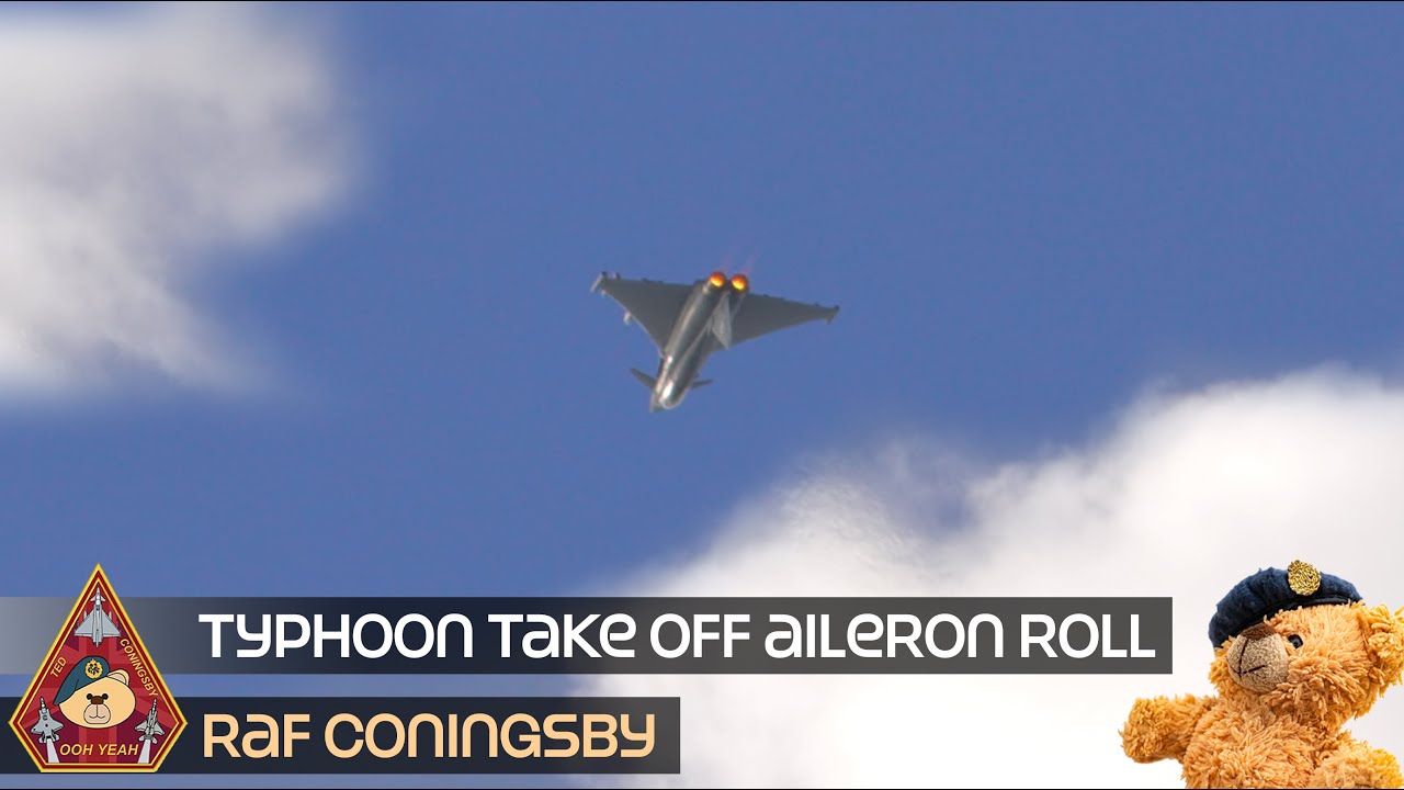 ONE OF THE BEST TYPHOON MAX HIGH PERFORMANCE TAKE OFFS WITH AILERON ROLL &bull; 29 SQUADRON RAF CONINGSBY