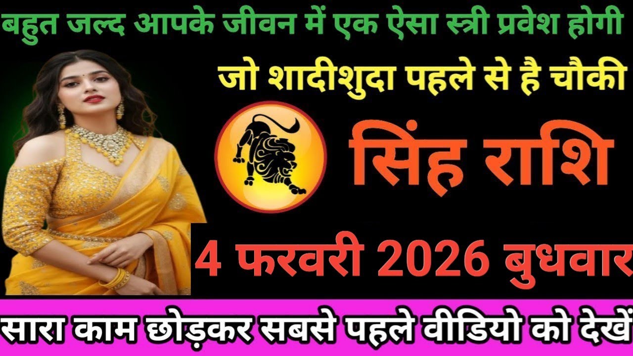 #सिंह राशि वालों बहुत जल्द आपके जीवन मे एक ऐसा स्त्री प्रवेश होगा जो शादीशुदा पहले से ही है चौकी#