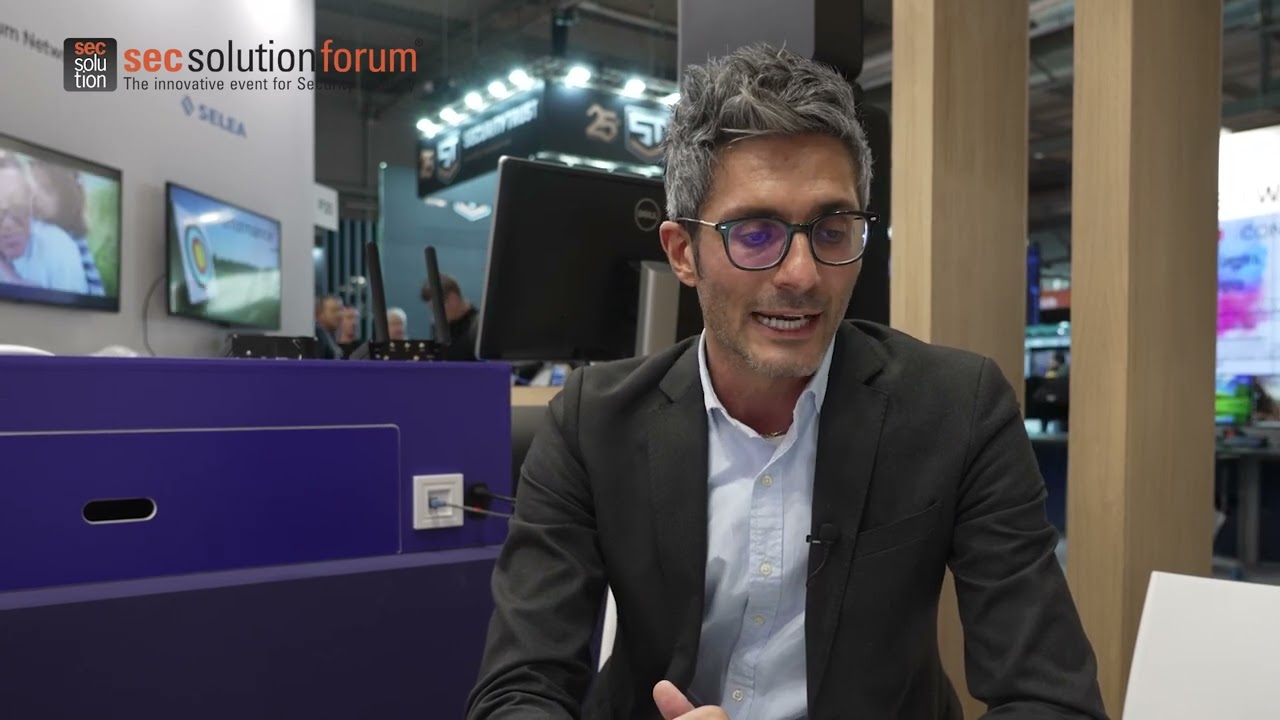 secsolutionforum a Sicurezza 2025 con Simone Zani, Sales Manager di SELEA