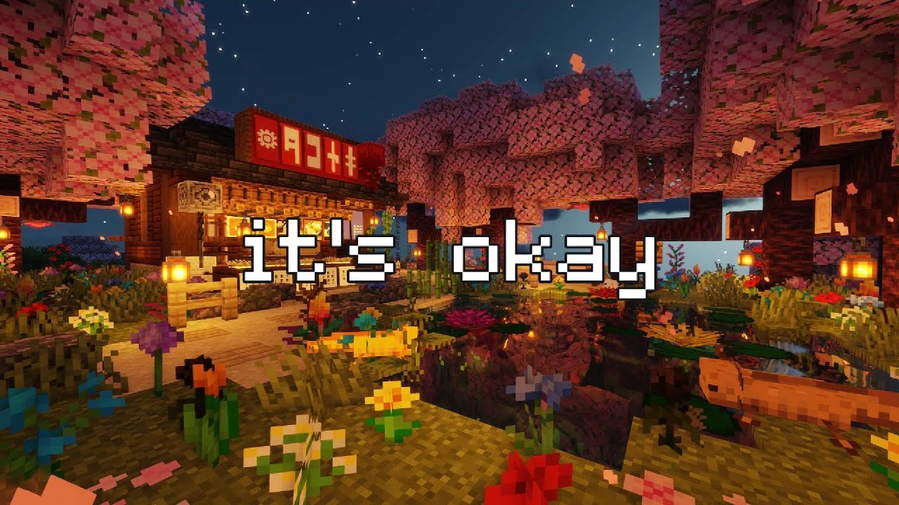 it's okay to cry, sometimes you need it...(minecraft music with ambience)