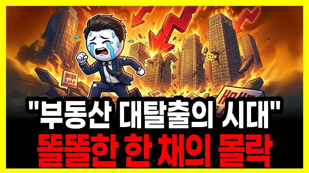 부동산 대탈출의 시대, 강남은 끝났다? 똘똘한 한 채의 몰락, 압구정 31억 폭락에도 큰손들이 집을 던지는 이유