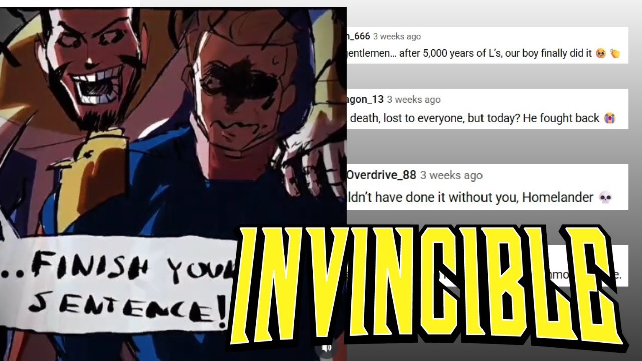Immortal vs Homelander (Immortal's First W): Comment as song
