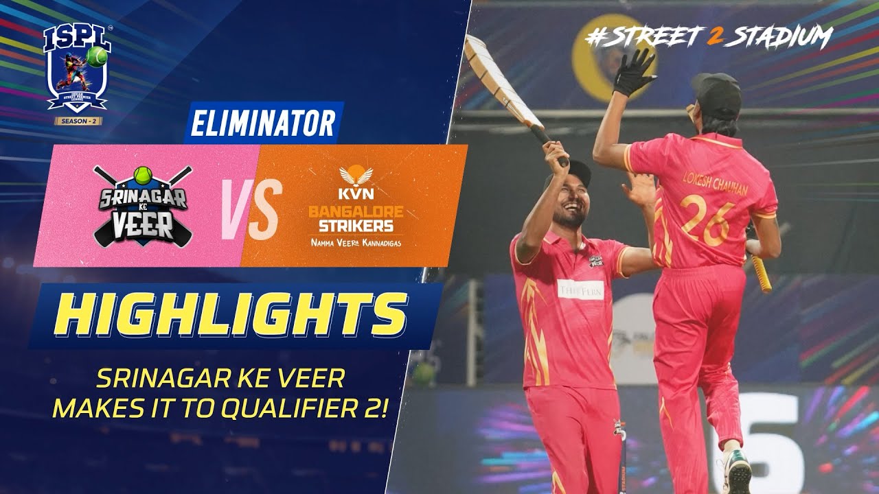 ISPL Season 2: Srinagar Ke Veer knocks out Bangalore to stay in the fight for the trophy!