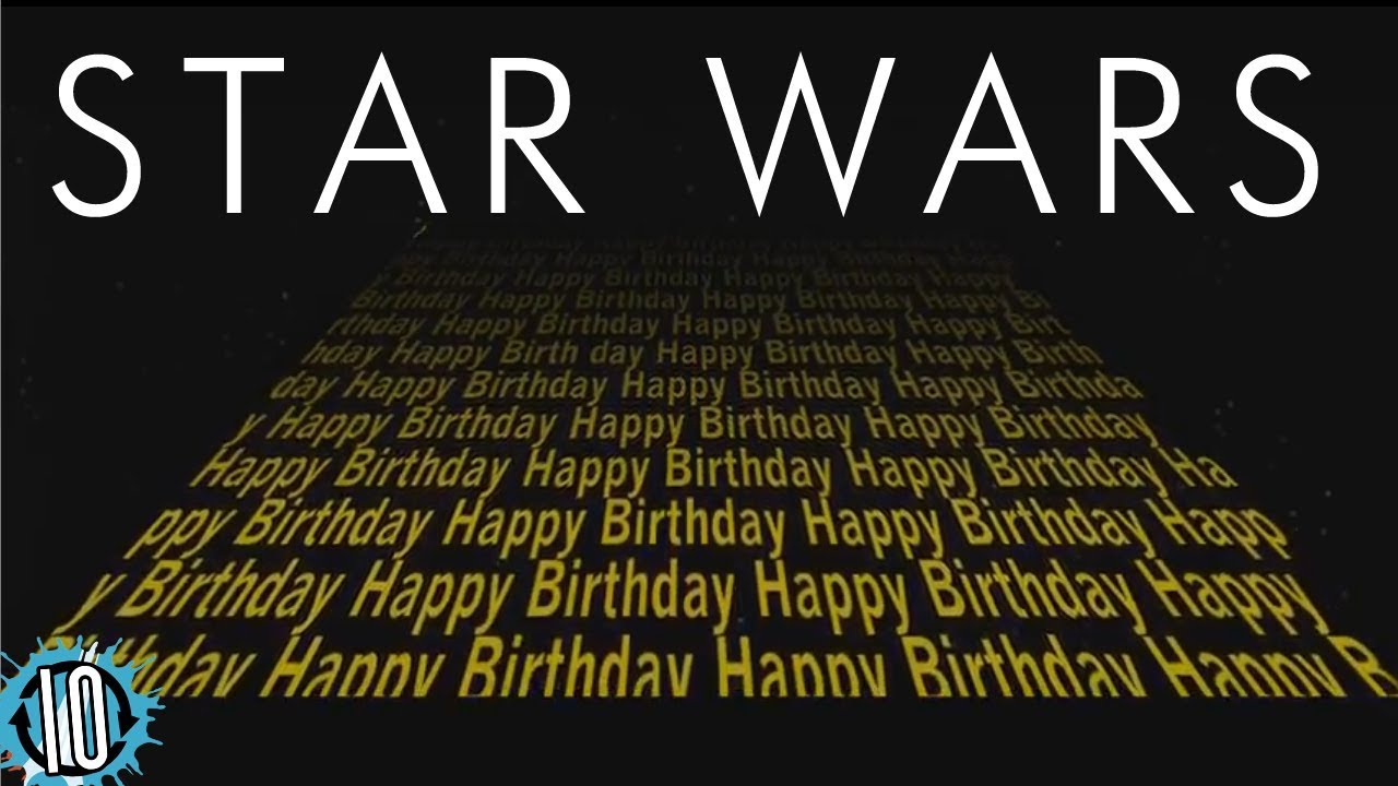 HAPPY BIRTHDAY: STAR WARS CRAWLER #StarWars #HappyBirthday