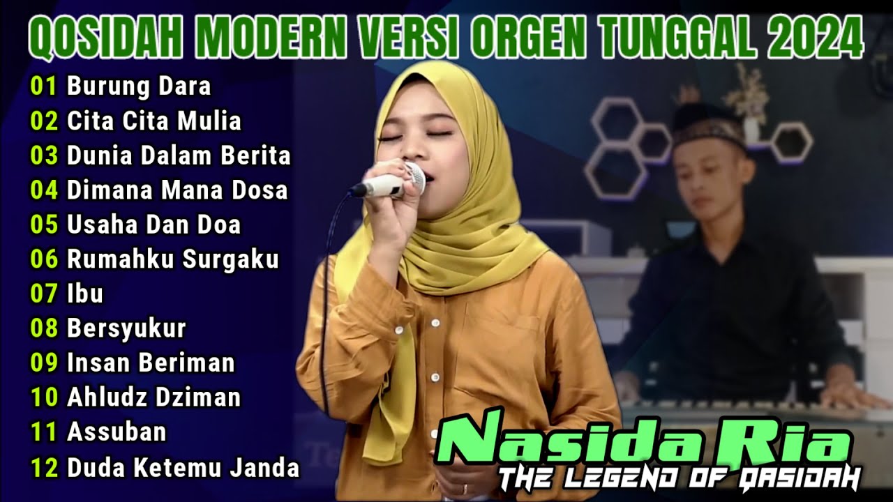 FULL TOP TRENDING KASIDAH MODEREN 2024 VERSI ORGEN TUNGGAL || KOLEKSI TERBARU QASIDAH NASIDARIA