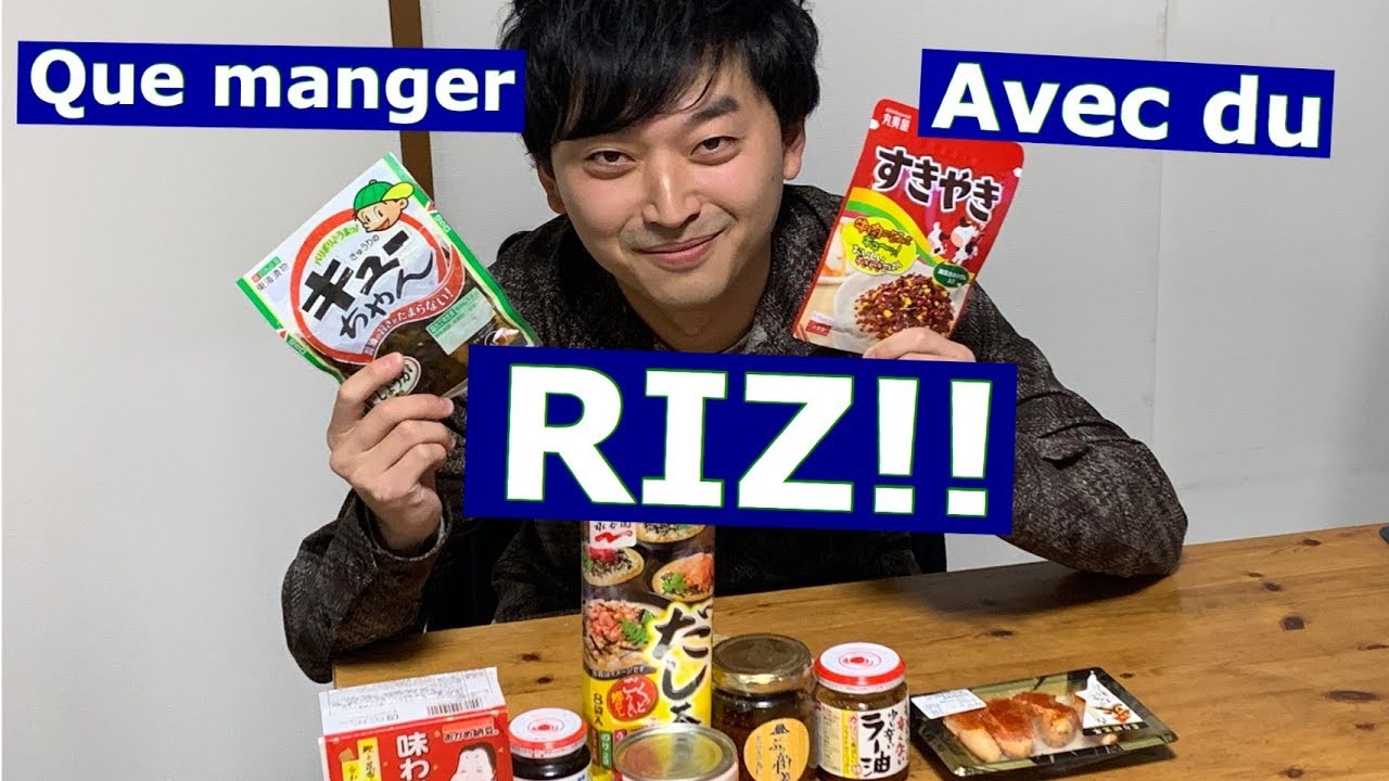 QU'EST-CE QUE LES JAPONAIS MANGENT AVEC DU RIZ??
