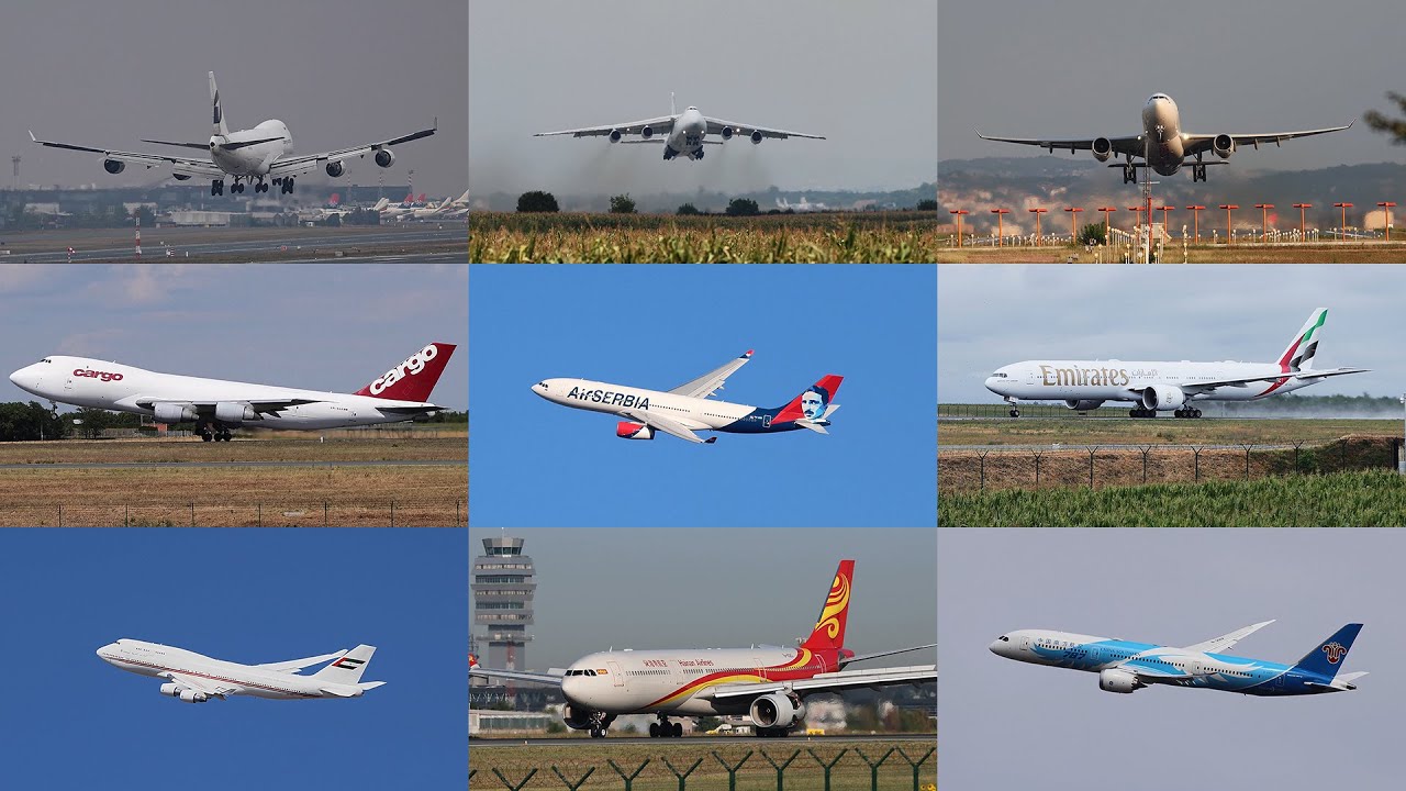 Just big and heavy! Widebodies in Belgrade during Q3 2025 (4K)