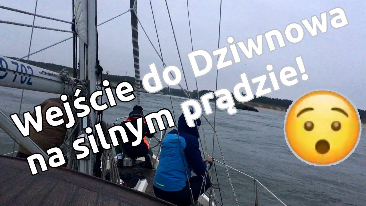 Dziwnów i silny prąd. Do mariny na pełnej...