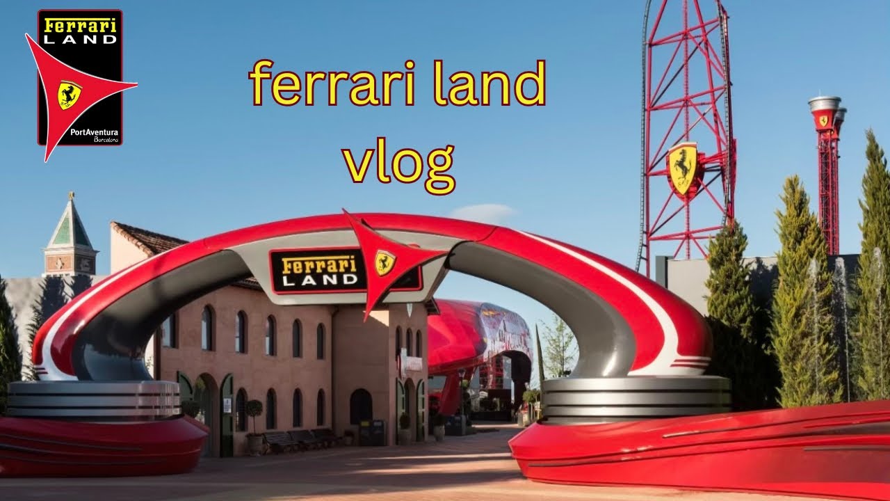 I Visit Ferrari Land in Salou Spain.