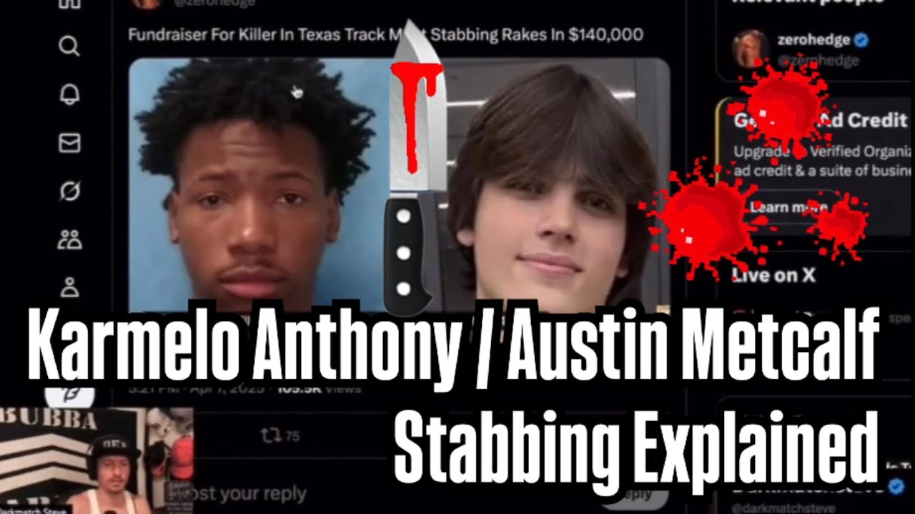 Karmelo Anthony/ Austin Metcalf Stabbing Explained By Streamer